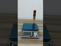 Máquina de medição de peso digital com teclado de contagem completa LED verde com teclas numéricas