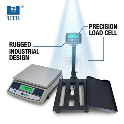 Stainless Steel Digital Weighing Scale 30kg Bench Platform 1g Division RS232 Output