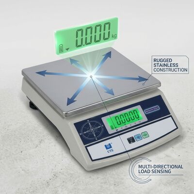 Portable Digital Weighing Scale 100kg Folding Platform Battery Operated Carry Handle