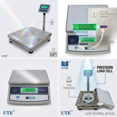 Livestock Digital Weighing Scale 500kg Animal Cage Bars Remote Indicator Display